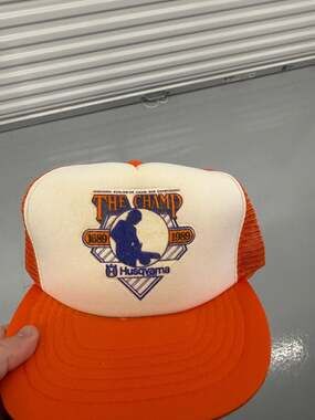Vintage Husqvarna 300th Anniversary Chain Saw Championship Trucker Hat OSFA